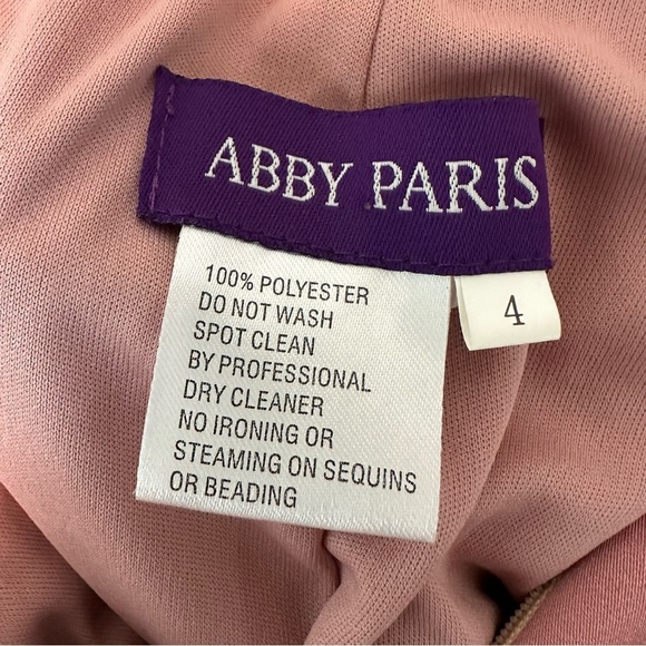 Abby Paris by Lucci Lu, Prom Dress Formal Gown, Style 93019, Blush Pink, Size 4 - Picture 12 of 16